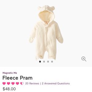 Magnetic Me Fleece Pram